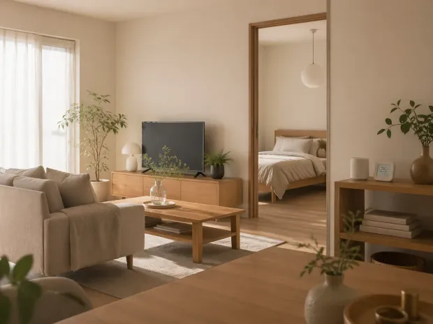 部屋ごとの温湿度比較